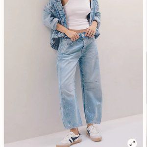 We The Free Lucky You Mid-Rise Barrel Jeans